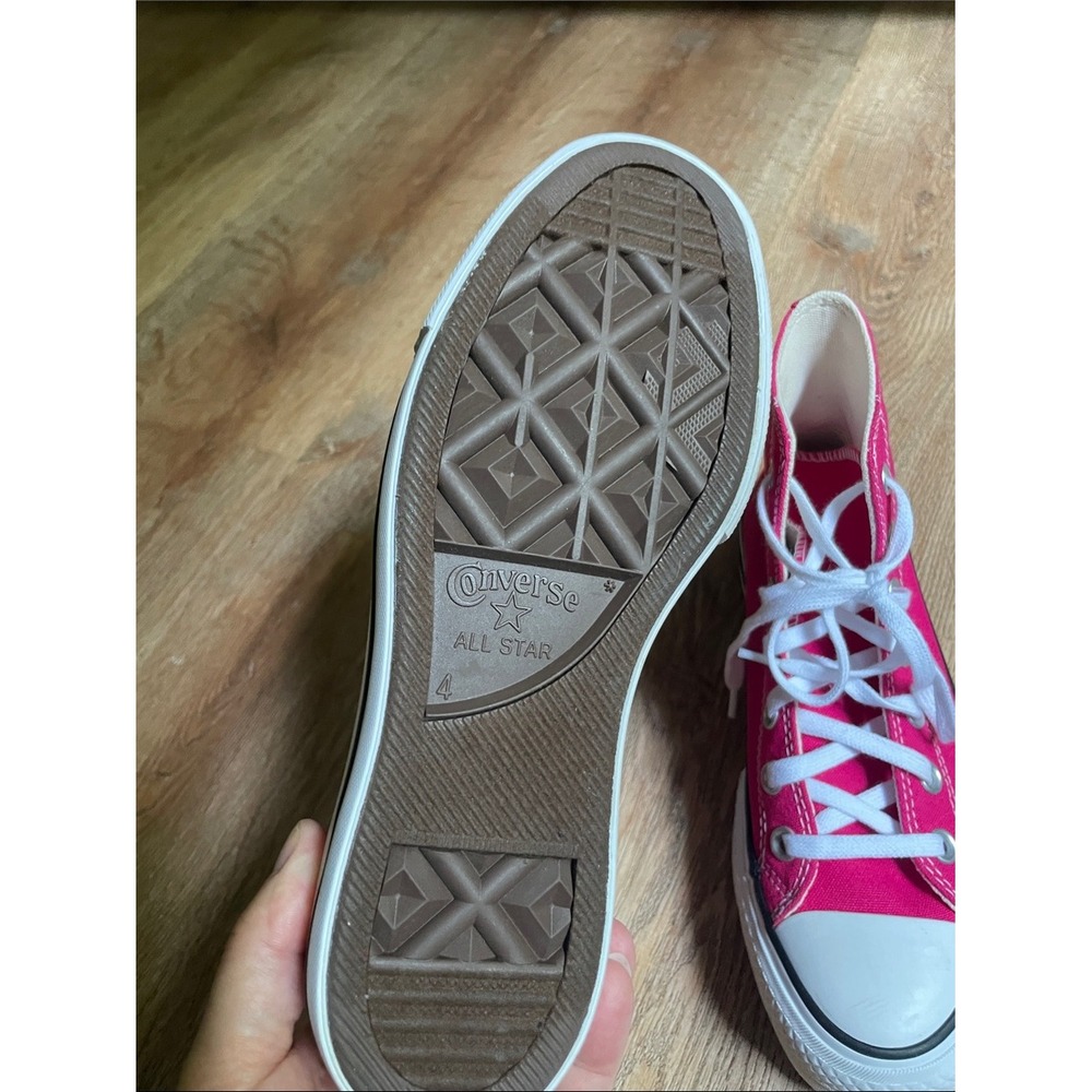 Converse Chuck Taylor All Star Lift Hi Canvas Platform Pink Women 6 Sneakers - Picture 4 of 10
